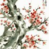 F027 林谋秀---梅花 68x34cm